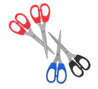 Mikikit 4 Pièces Ciseaux pour Garçon Fille avec Lames Tranchantes Bouts Arrondis Sécurisés et Poignée Ergonomique Adaptés Aux Travaux Manuels Scolaires et DIY Maison