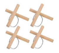 Mikikit 4 Pièces Cutter à Fil Acier pour Argile de Outils de Sculpture avec Poignée pour Découpe de Pâte Fromage et Pâte à Modeler Parfait pour Artistes et de Céramique