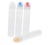 Mikikit 4 pièces Flacons à Presser pour Sauces Distributeurs Réutilisables pour Sauces Sushi Mini Bouteilles Légères et Faciles à Transporter
