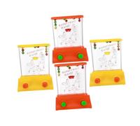 Mikikit 4 pièces Jeu Anneaux à Eau Portable de pour Garçon Fille Améliore la Motricité et Relations Familiales pour Activités Extérieures Couleur Aléatoire Couleur Aléatoire