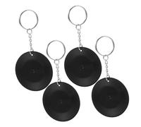 Mikikit 4 pièces Porte Clés Vinyle Rétro Abs Pendentif Disque Musical et pour Clés et Sacs