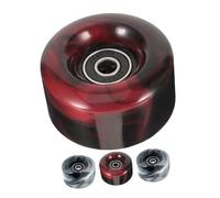 Mikikit 4 pièces Roues de Roller Décoratives Roues Remplaçables PU pour Patins à roulettes pour Roller Skating Installation Facile et Durable