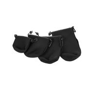 Mikikit 4 pièces Sacoche Objectif Appareil Photo Néoprène Étanche Pochette Protection Antichoc pour Objectif Caméra avec Flexibles et Élastiques
