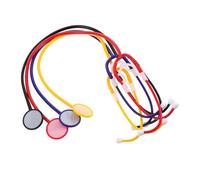 Mikikit 4 Pièces Stéthoscope DIY pour Garçon Fille Éducatif Plastique Sécurisé Accessoires de Jeu de Rôle Médecin pour Activités Scolaires et Projets Scientifiques