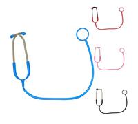 Mikikit 4 pièces Stéthoscope Garçon Fille Accessoire de Jeu de Rôle Infirmière Halloween Éducatif pour Créativité et Imagination