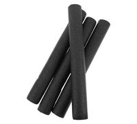 Mikikit 4 Pièces Tube Isolant en Mousse Noire Epe pour Poignées de Piscine et Tuyaux D'eau, Protection Antichoc et Isolation Thermique, Installation Facile pour Escaliers et Activités au