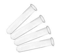 Mikikit 4 pièces Vase Tube Essai Verre Transparent pour Propagation Plantes Hydroponie Petit Vase Floral et Élégant pour Boutures