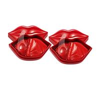 Mikikit 40 Pièces Masque à Lèvres Hydratant Et Anti-âge Soin De Nuit Pour Lèvres Gercées Réduit Les Rides Et Protège Peau Gel Doux Au Cerise Pour Femme Et Ados