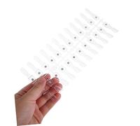 Mikikit 48 Pièces Magnetic Nail Gel Polish Display Sticks With Easy Detachable Design Accurate Color Sample Tips For Beginners And Diy Manicure