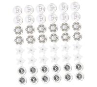 Mikikit 48Pièces Élégantes à Perles pour Barrettes Perles et pour Mariage et Occasions Spéciales