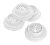 Mikikit 4pcs Capuchons de Broche de Bobine en Plastique pour Machine à Coudre, Sécurisent le Fil et Empêchent le Saut, Accessoires Couture Indispensables pour Couture à Domicile