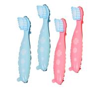 Mikikit 4pièces Ballons Forme De Brosse à Dents Pour Garçon Fille Décorations De Fête Amusantes Pour Apprentissage Soins Dentaires Et