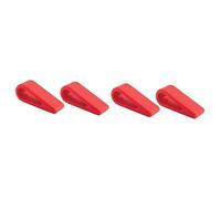 Mikikit 4pièces Support Ordinateur Portable Élévateur Mini pour Refroidissement Rouge Support Stable Et Antidérapant pour Utilisation Confortable