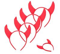 Mikikit 4pièces -tête Corne De Diable Coiffe De Fête Pour Halloween Accessoire De Décoration De Cheveux Lot De -têtes Corne De Bœuf