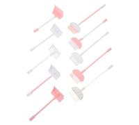 Mikikit 5 Ensembles Miniature Dollhouse Cleaning Set with Safe Rounded Edges Realistic Broom and Dustpan for Dolls Creative Role Playing Accessories for