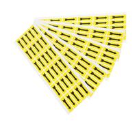 Mikikit 5 feuilles Lot de Autocollants Flèches Directionnelles Auto Adhésives Étiquettes de Signalisation Industrielles Résistantes et Polyvalentes pour Usines et Ateliers