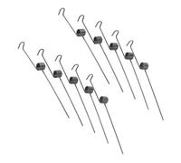 Mikikit 5 Paires Ressorts de Semoir à Maïs avec Bec Canard Réglables pour Semoir Manuel Portable Accessoires Agricoles Polyvalents pour Maïs Doux Arachides et Légumes