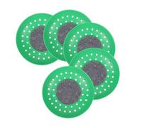 Mikikit 5 pièces Bol de Nidification pour Pigeons et Passereaux Nid Élevage Plastique Résistant pour Oiseaux Nid Stable Anti-basculement pour Cailles et Pigeons