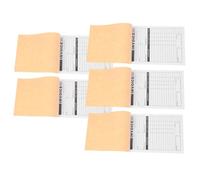 Mikikit 5 pièces Carnet de Factures Volets avec Tableau Intégré pour Gestion Commandes Petites Entreprises Artisanat Restaurants Boutiques
