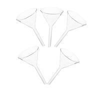 Mikikit 5 pièces Entonnoir Verre Triangulaire Outil Analyse Chimique pour et Solides Accessoire de Laboratoire Réutilisable et Pratique