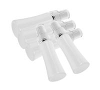 Mikikit 5 Pièces Flacons Pompe pour Shampooing et Après Shampooing Récipients Rechargeables pour Voyages Bouteilles Vide pour Soins Peau et Produits de Toilette