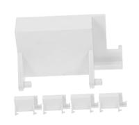 Mikikit 5 Pièces Plastic Microwave Door Latch Bracket Support For Smooth Opening And Closing Replacement Parts For DIY Oven Repair