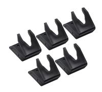 Mikikit 5 Pièces Support Réglables Codes-Barres pour Scanner en Mural Plastique Noir Angles Solution Stable, pour Environnements de Vente Détail et Comptoirs