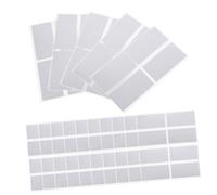 Mikikit 50 pièces Cartes à Gratter DIY Autocollants Surprise Étiquettes à Gratter pour Jeux et Récompenses Argenté pour Anniversaires et Activités Ludiques