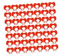 Mikikit 50 pièces Lunettes Pecking pour Canards et Lot de Accessoires de Ferme Pratiques et Résistants Design Scientifique Facile à Installer Retirer