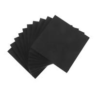 Mikikit 500 Feuilles Bloc-notes Autocollantes Noires Mémo Adhésif Compact Accessoires Message pour Bureau École et Maison Notes Décoratives Polyvalentes