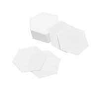 Mikikit 500 Pièces Gabarits Papier Hexagones pour Patchwork Outil Découpe Facile Kit Débutants pour Couture et Quilting Accessoires Diy pour Travaux Manuels