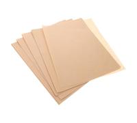 Mikikit 500 Pièces Kraft Greaseproof Baking Liners Thickened Oil Absorbing Parchment Sheets For Pizza Bbq Fried Food And Pastry