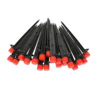 Mikikit 50pièces Buse De Pulvérisation à Pointe Réglable pour Arrosage De Gazon Et Plantes Lot de Goutteurs Intégrés pour Pots Et Jardins