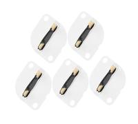 Mikikit 5pièces Fusible Thermique Pour Sèche-linge Remplacement De Fusible Thermique Compatible Avec Éléments Et Thermistance De Sèche-linge Lot