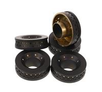 Mikikit 5pièces Petit Chapeau De Brûleur De Cuisinière Couvercle Cuivre Pour Petits Brûleurs à Gaz Distributeur De Cuisinière