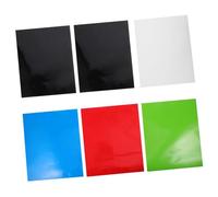 Mikikit 6 feuilles Vinyle Adhésif PVC Auto Adhésif pour Découpe DIY Film Gravure et Stickers Muraux Facile à Utiliser et Personnalisable
