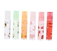 Mikikit 6 pièces à Parfum Fruits Hydratant Transparent Protecteur Naturel Brillant