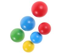 Mikikit 6 Pièces Croquet Ball Set for Wooden Outdoor Lawn Game Toy for Family Fun and Team Building