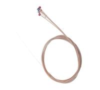 Mikikit 6 pièces Jeu de Cordes de Remplacement pour Guitare Folk Accessoires Pratiques pour Musiciens et Puissant Faciles à Installer