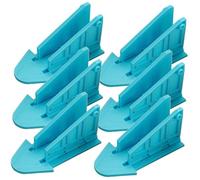 Mikikit 6 pièces Lot de Verrous de Sécurité pour Portes Coulissantes et Fenêtres Bloque Fenêtre Garçon Fille Anti- Serrure Garçon Fille pour Protection Maison Facile à Installer Bleu