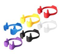 Mikikit 6 Pièces Support Téléphone Pouce Levé PP, Simple et Adorable | Usage Webcasts, Présent Nouvel An Chinois, Remplacement Ancien Support
