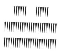 Mikikit 60pièces Piquets Plastique Pour Lampes Solaires Lot De Accessoires De Remplacement Avec Vis Pour Éclairage Extérieur Résistants Aux Intempéries Pour Jardin Cour Balcon Et