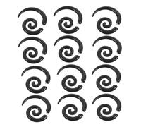 Mikikit 6paires Lot De Boucles Oreille Ailes Escargot Spirale Ronde Acier Inoxydable Usage Quotidien Fêtes