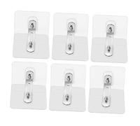 Mikikit 6Pièces Ancres de Meubles Basculement pour Sécurité Système de Fixation sans Perçage Adapté Aux Bibliothèques et Armoires Installation Facile et Durable