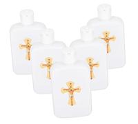 Mikikit 6pièces Bouteilles Eau Bénite Catholique avec Récipients Réutilisables pour Église Et Religieuses