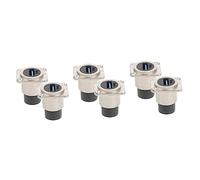 Mikikit 6pièces Connecteur USB à Montage Panneau Étanche Adaptateur De Prolongation De Données pour Appareils USB Installation Facile sur Panneau Industriel