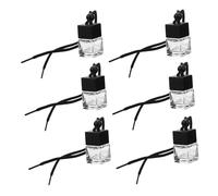 Mikikit 6pièces Flacons De Parfum Pour Voiture Diffuseurs Suspendus Pour Odeur Intérieur De Accessoires De Décoration De Rétroviseur