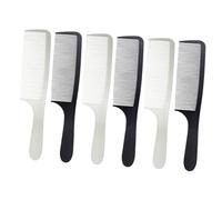 Mikikit 6pièces Lot de Peignes Incurvés pour Cheveux et Barbe Abs Robuste Coiffage et Rasage