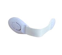 Mikikit 6pièces Verrous De Sécurité Adhésifs Pour Garçon Fille Blanc Pour Portes Armoires Réfrigérateurs Ruban Double Face Et Fixation à Tirette