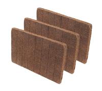 Mikikit 72 Pièces Allume-Feu pour Barbecue Bloc De Cire Allume-Feu pour Barbecue Camping Feu De Camp Briques Accessoires pour Foyer Allume-Feu D'Intérieur Bois Marron Clair